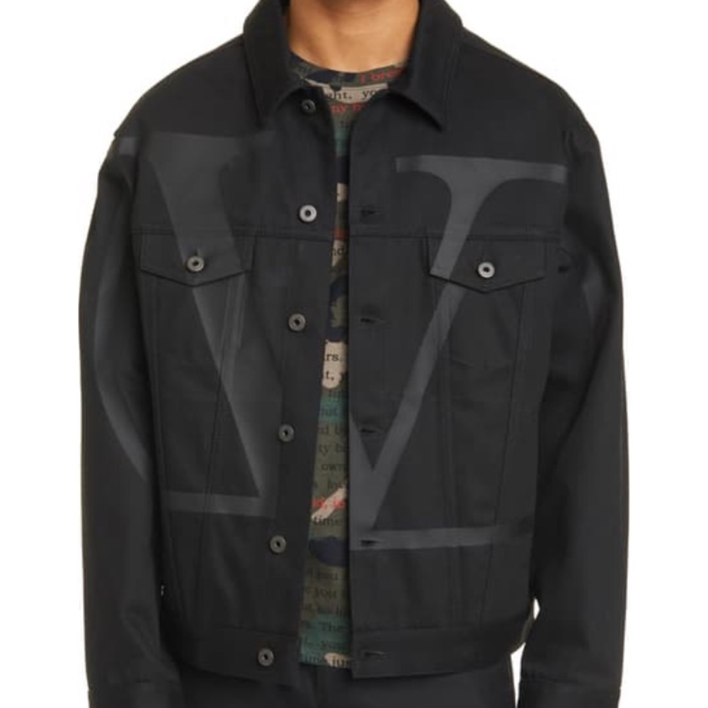 Velentino VLOGO Denim Jacket